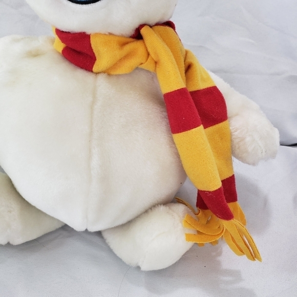 Gemmy Frosty The Snowman Singing Dancing Plush 12 Inch READ Rare Green Hat - Picture 4 of 10